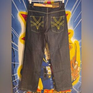 2000s Baggy Y2K Evolution Jeans
-